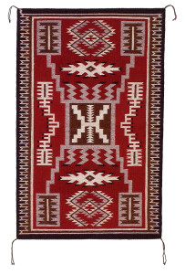 Navajo flat woven rug