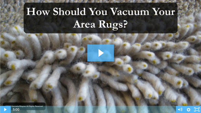 how should you vacuum your area rugs